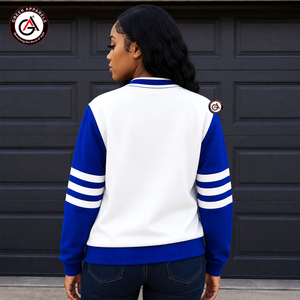 เสื้อคาร์ดิแกนปักลาย Zeta Phi Beta Winter Finer สำหรับผู้หญิง ติดกระดุมอะคริลิก |   ZOB Sorority ชุดปักลายสไตล์วินเทจสำหรับสุภาพสตรี - Product Image 2