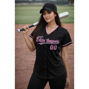 Sweat-shirt Hip-Hop Respirant Imprimé Numérique OEM pour Baseball et Softball, Hommes, Femmes, Adultes, avec Logo Cousu, Nom et Blocs de Couleurs, Maillot - Product Image 5