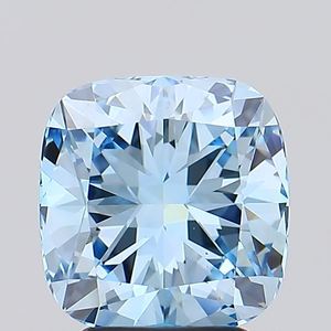 Diamante Cultivado en Laboratorio de Corte Cojín de 3.09ct, Azul Intenso Fantasía, Certificado IGI, Diamante Suelto CVD al por Mayor para Fabricación de Joyas - Product Image 1
