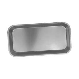 Plateaux médicaux et chirurgicaux en acier inoxydable 201, plateau manuel pour instruments dentaires, couvercle de plateau pour bébé, certifié CE Classe I - Product Image 3