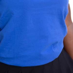 T-shirt en chenille bleu royal 1920 pour femme, avec lettres grecques Zeta Phi Beta, décontracté, streetwear, haut en coton de qualité supérieure - Product Image 6