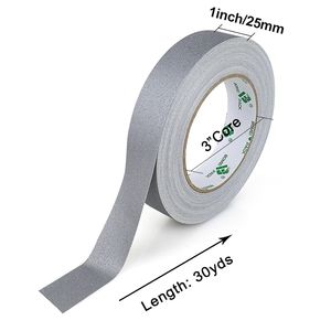 Nastro Gaffer Grigio Opaco Non Riflettente Autoadesivo da 1 pollice x 30 iarde, per Etichettatura Cavi, Strappabile a Mano, Senza Residui, per Nastri Elettrici - Product Image 1