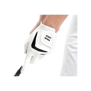 Custom Branded Logo Full Finger Non-Slip Golf <b>Gloves</b> Left Hand Soft PU Leather Breathable Ventilation Holes Summer <b>Sports</b> <b>Gloves</b> - Product Image 6