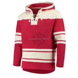 Heavyweight Ice Hockey Hoodies with Custom Design Regular Fit Short Sleeve for Winter Practice Sessions - Product Image 2