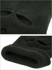 Masque Balaclava Unisexe Noir Intégral Respirant Imperméable Extérieur Spandex Polyester Couleur Unie Décontracté Couvre-tête Adulte - Product Image 4