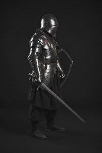 Armadura Completa de Barbuta |   <span class=keywords><strong>Obra</strong></span> <span class=keywords><strong>maestra</strong></span> de la protección medieval |   Armadura Completa de Caballero para Cosplay y el Mejor Regalo ANAS AHMAD - Product Image 4
