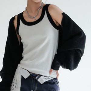 Women's Racerback Tank <b>Top</b> Basic Ribbed Knit <b>Cami</b> Casual Sleeveless Slim Fit Summer Polyester <b>Tops</b> - Product Image 4