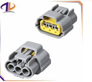 Connecteur automobile 6098-0141 3 broches mâle/femelle à contact en cuivre et boîtier en nylon pour réparation de faisceau de câbles - Product Image 1