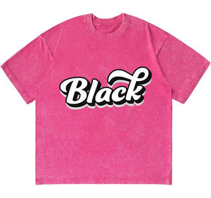 เสื้อยืดผู้ชายผ้าเจอร์ซีย์คอตตอน 100% ทรงหลวม ล้างสีแบบแอซิด พิมพ์ลายวินเทจตามสั่ง ระบายอากาศได้ดี แห้งเร็ว สวมใส่สบาย แขนสั้น - Product Image 3