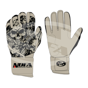 Guantes de Béisbol Nofa Industries Antideslizantes, Acolchados, de Cuero, para Adultos, Profesionales, Hombres y Mujeres, con Hebilla Personalizada - Product Image 1