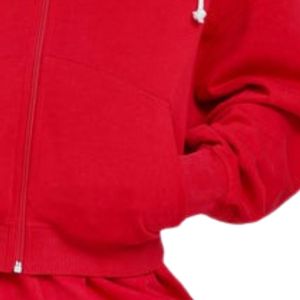Sudadera con capucha y cremallera completa para mujer al por mayor, de manga larga, informal, deportiva, de forro polar, OEM ODM - Product Image 5