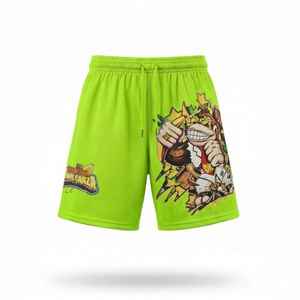 Double <b>Layer</b> Premium Quality Custom Design Sky Blue Gym Athletic Custom Logo Basketball Shorts Summer Shorts For Men - Product Image 2