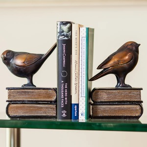 Sujetalibros de Metal con Diseño de Pájaros (2 Piezas), Estilo Tradicional, Accesorio Decorativo para Lectura - Product Image 5