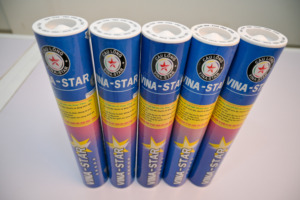 Wholesale Vina-Star Professional Graphite Badminton Shuttlecock Goose Feather Tournament Club Training Grade Stable Flight - Product Image 4