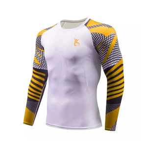 Vêtements d'entraînement slim fit pour hommes, rashguard homme, meilleure vente, rashguard de haute qualité en promotion - Product Image 2