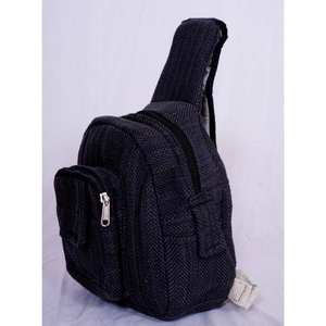 Mochila bandolera hecha a mano 100% de lona de algodón para pickleball, tenis, racquetball y viajes para hombres y mujeres. - Product Image 2