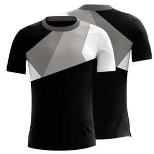 T-shirt décontracté tricoté pour homme, rouge, à manches courtes, col en V, double boutonnage, imprimé par transfert thermique, 100 % coton respirant, été - Product Image 3