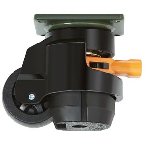 Set di 4 Ruote Girevoli a 360° per Carichi Pesanti (Diametro 2 Pollici) - Capacità di Carico 1100 Libbre - Costruzione in PU e Acciaio - Product Image 1