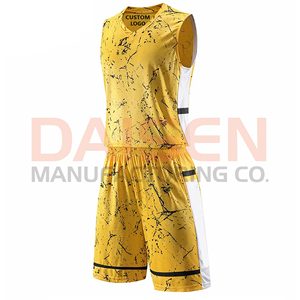 Ensemble d'uniformes de basketball personnalisés pour jeunes, légers et respirants, maillot et short, nouveau style, vêtements d'équipe OEM avec logo - Product Image 2