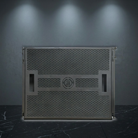 Haut-parleur Line Array externe à trois voies de performance professionnelle de grande envergure, série LS3 MRL, avec aimant néodyme, 8 Ohm 250W, enceinte en bois LF