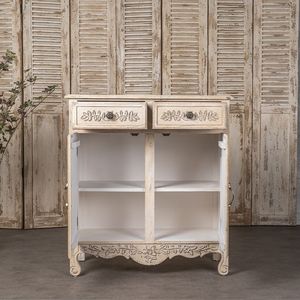 Armadi Vintage in legno intagliato ingresso e soggiorno mobili decorazioni intagliate per matrimoni e casa fatti a mano regali di nozze - Product Image 4