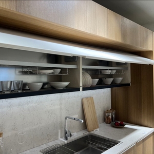 Gabinetes de Cocina Modulares Personalizados JY Project, Cajones de MDF y Madera PB, Muebles de Cocina Modernos para Hotel, Uso Comercial, OEM, ODM, 2 Años de Garantía - Product Image 3