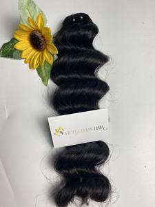 Superventas NG Hair 100% Virgin Máquina ondulada natural Doble trama Suave 100g Paquete Envío rápido Extensiones de cabello humano de fin de año - Product Image 5