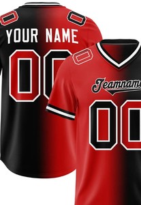Nouveau maillot de football américain pour enfants, uniforme d'équipe de haute qualité, chemises imprimées par transfert thermique pour les jeunes enfants, vêtements de sport - Product Image 4