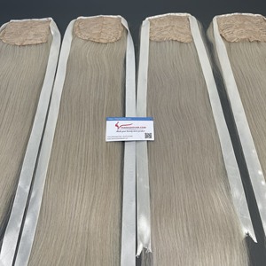 Article d'été chaud! Extensions de cheveux humains vietnamiens Remy naturels à prix d'usine faciles à appliquer queue de cheval à extrémité épaisse Double trame - Product Image 5