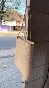 Indonesian's Best Seller Striped Bohemian Two-Strap Straw Shoulder Bag with Pearl Eye Embroidery <b>Summer</b> Women's <b>Handbag</b> - Product Image 4