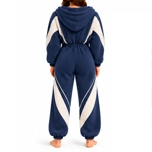 Combinaison en polaire pour femme, tenue confortable en une seule pièce pour l'hiver - Product Image 4