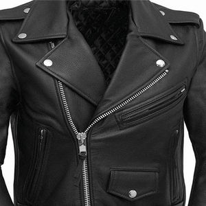 Blousons en cuir de moto sur mesure de qualité supérieure 2026 – Manches en cuir de vachette – Nouvelle collection tendance – Blouson en cuir original - Product Image 4