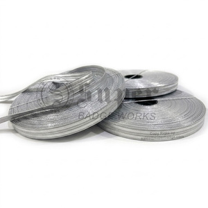 Premium Silver Gold Solid Gallon Lace Metallic Weave Handmade for Pilot Ceremonial Uniforms Customizable Width Braids Laces - Product Image 2