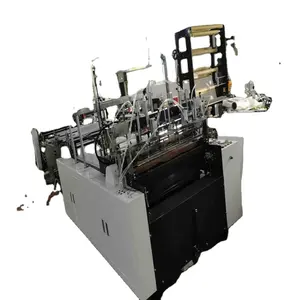 Automatic Plastic C Type Rubbish Bin T-Shirt Shopping Draw Tape Bag On Roll PE Continuous Drawstring Garbage Making Machine