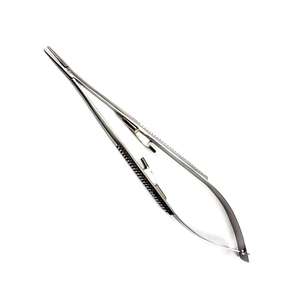Castroviejo Needle Holder With Lock 18cm German Quality Surgical Needle Holder Forceps Straight <b>Suture</b> Instruments By Dentavex - Product Image 2