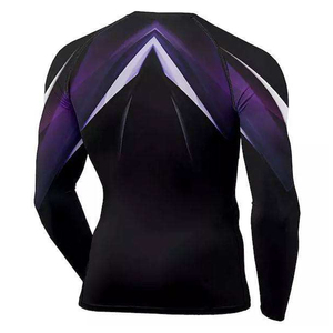 Rashguard léger et performant, anti-humidité, sublimation, logo personnalisé, tissu doux, coupe confortable, livraison directe usine - Product Image 2