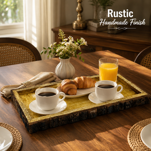 Minimalist Plain Wooden Tray Multipurpose Decorative Organizer for Kitchen Counter Coffee <b>Table</b> Bathroom <b>Vanity</b> Shelf Home Hotel - Product Image 2