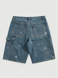Meilleur fabricant de vêtements : Nouveauté 2026 – Short en jean taille haute tendance, noir délavé - Product Image 6