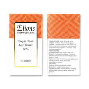 Potente Gel Peeling con Ácido de Caña de Azúcar 30%, Suero Antienvejecimiento y Blanqueador para Decoloración de Manchas Oscuras y Renovación DE LA Piel - Product Image 5