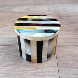 New Arrival Wooden Horn Inlay Storage <b>Box</b> Set Decorative Rectangular Organizer Luxury Home Decor Jewelry <b>Gift</b> Case Item - Product Image 3