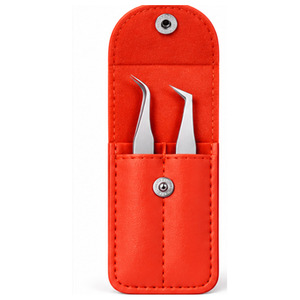 Pochette de transport compacte pour outils de beauté, 2 pièces, avec construction durable, fermeture sécurisée et pochettes pratiques pour pinces à cils - Product Image 5