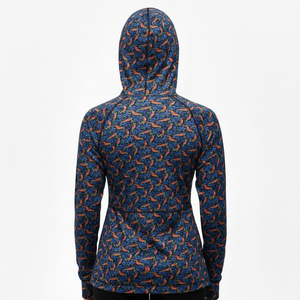 Chaqueta con Capucha para Mujer, Unisex, con Estampado Blue Chili, Transpirable, Talla Grande, de Secado Rápido, UPF 50, Ropa Deportiva para Exteriores, Sudadera con Capucha Sublimada para Pesca - Product Image 2