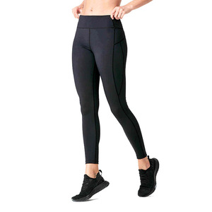 Leggings de Yoga de Pierna Recta de Color Sólido Personalizados para Mujer, Leggings Deportivos Sin Costuras con Costuras Reforzadas - Product Image 4