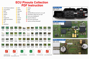 Conexión de Pinout de ECU 4 en 1 para Principiantes en Diagnóstico Automotriz: Hoja de Datos de ECU 2.0 + Módulos de Reparación de ECU + Archivo PDF de Pinouts de ECU - Product Image 5