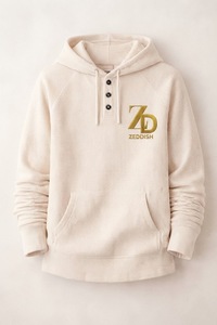 Sudadera con Capucha Premium 100% Algodón Orgánico para Hombre, Estilo Casual, Color Sólido, Streetwear, Logotipo Personalizado, Sudadera de Invierno Transpirable de Secado Rápido, 350g - Product Image 1