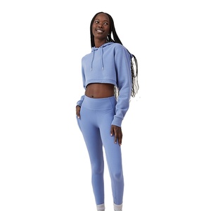Diseña tu Propio Top Corto con Capucha, Nueva Colección de Moda, Diseño con Cordón Ajustable, Corte Ajustado, Transpirable, Ropa Urbana de Invierno para Mujer - Product Image 2