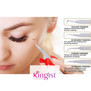 ชุดแหนบต่อขนตาคุณภาพสูง 5 ชิ้น ป้องกันไฟฟ้าสถิตย์ ทำจากสแตนเลส ขนสังเคราะห์ ยาวเป็นธรรมชาติ - Product Image 6