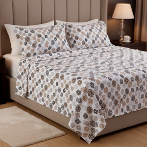 Sábanas de Microfibra de Lujo Modernas con Acabado Color Durazno para Cama Doble |   Duradero y Ecológico, 200 Hilos, 100 g/m², Fácil de Lavar, Personalizable - Product Image 5