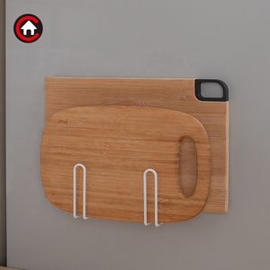 Support mural magnétique pour plateaux et sets de table, organisateur de planches à découper, étagère de rangement de cuisine pour surface métallique latérale de réfrigérateur - Product Image 4