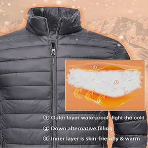 Veste d'hiver chaude et tendance pour homme, en duvet matelassé, imperméable, grande taille, style bulle, personnalisable, idéale pour l'extérieur – Nouvelle collection en promotion - Product Image 5